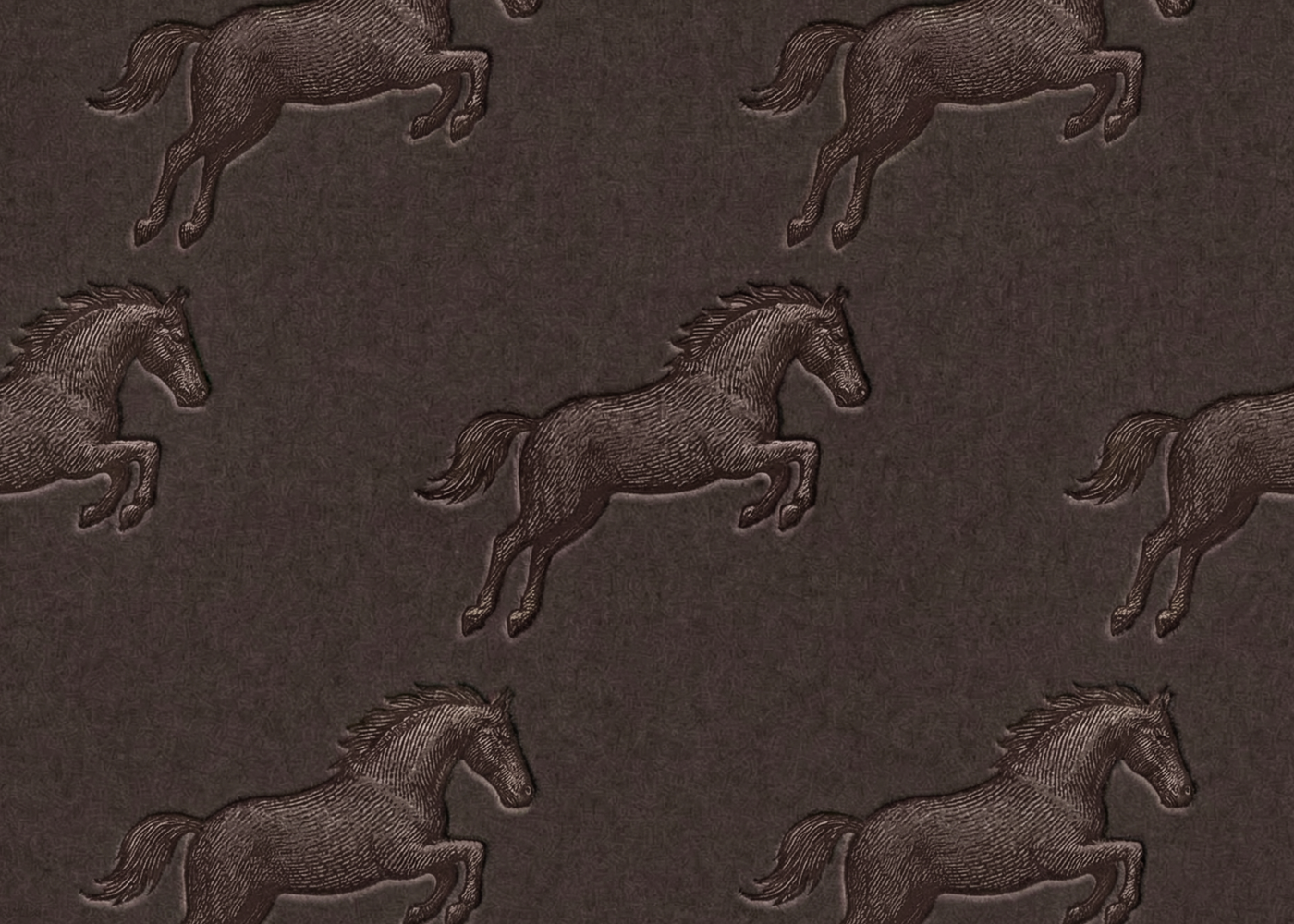 Repeating horse pattern from the Maneridge brand system.